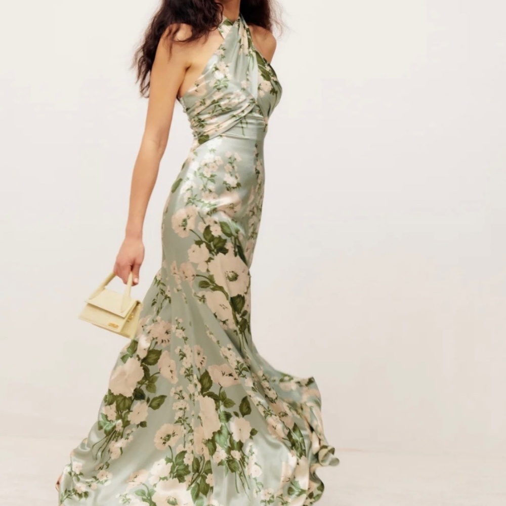 Veria Silk Reformation Gown size 6